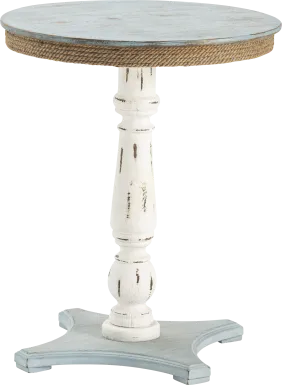 Selia Leah Blue Accent Table