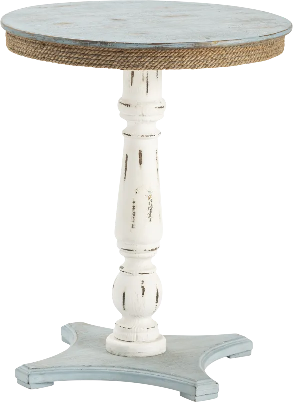 Selia Leah Blue Accent Table
