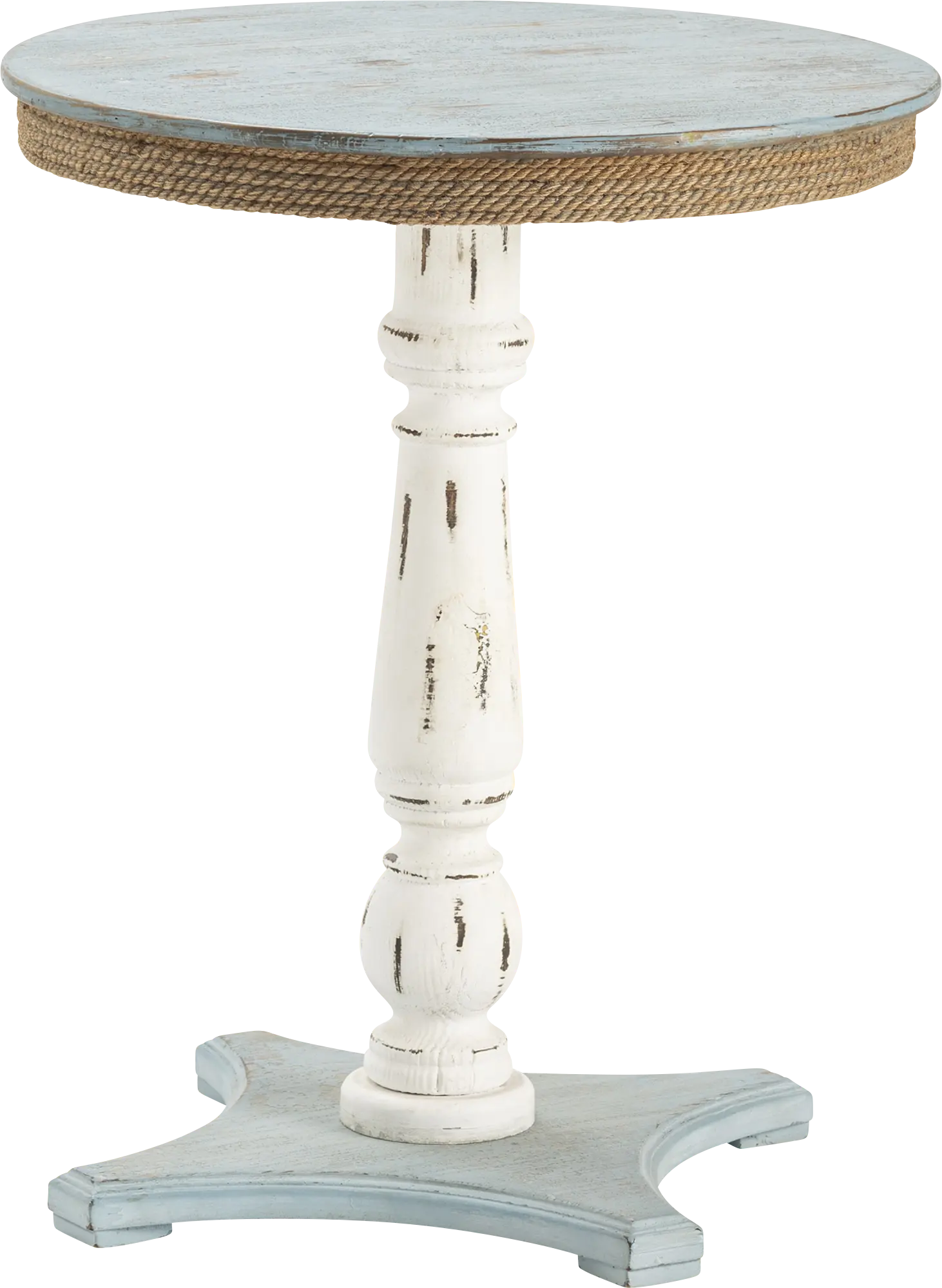 Selia Leah Blue Accent Table
