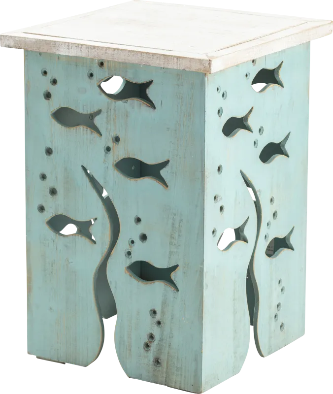 Brookeisle Blue Accent Table