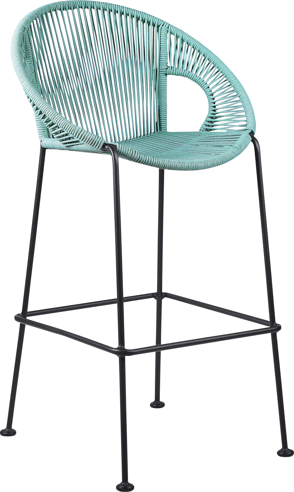Ariael Green Outdoor Barstool - Thumbnail - Image 1