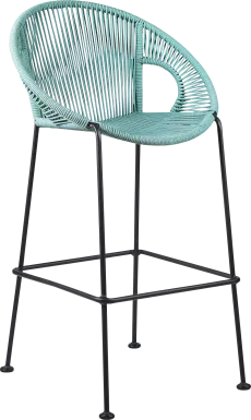 Ariael Green Outdoor Barstool
