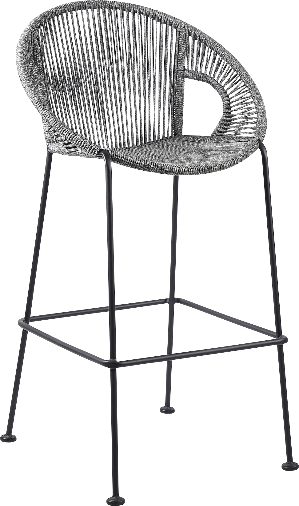 Ariael Gray Outdoor Counter Height Stool - Thumbnail - Image 1