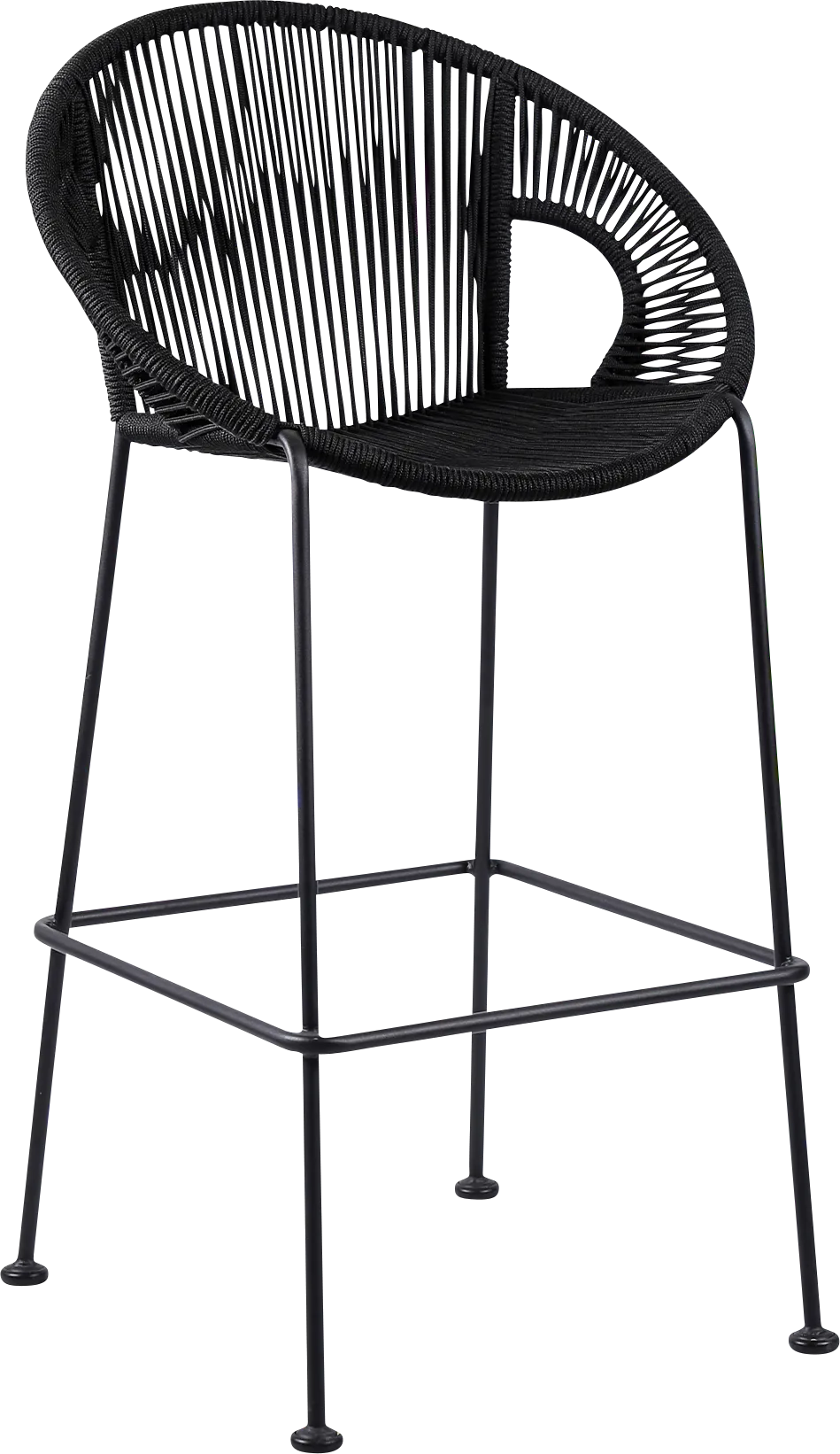 Ariael Black Outdoor Barstool - Thumbnail - Image 1
