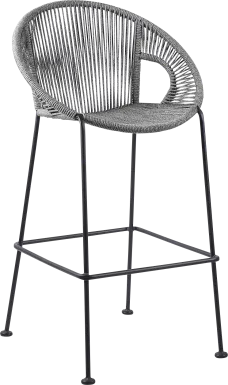 Ariael Gray Outdoor Barstool