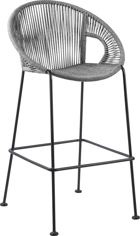Ariael Gray Outdoor Barstool