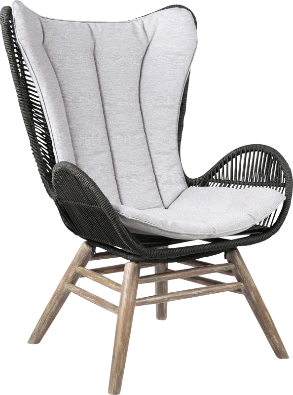 Anlynn Light Gray Outdoor Lounge Chair