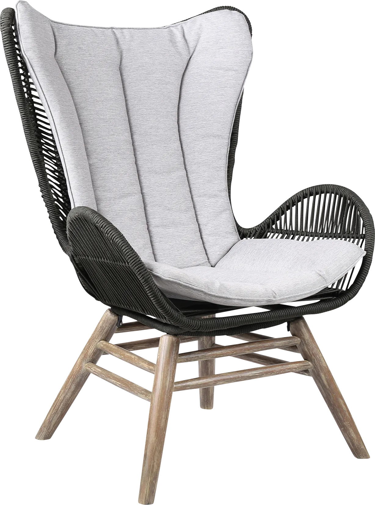 Anlynn Light Gray Outdoor Lounge Chair - Image 1