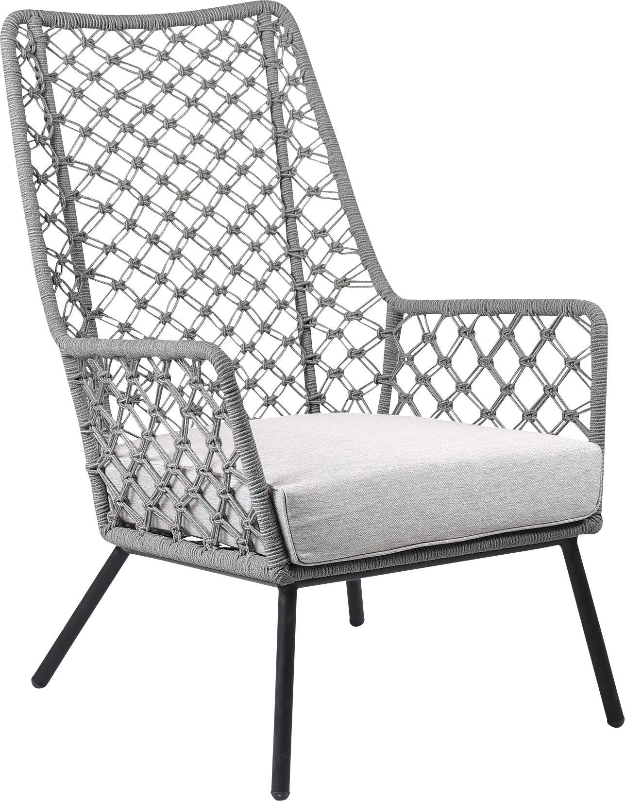 Corann Gray Outdoor Lounge Chair