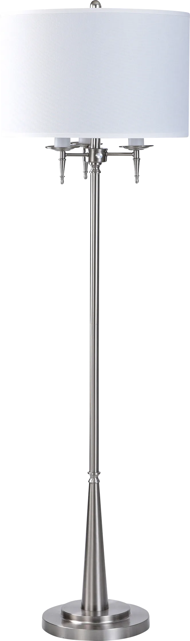 Rancharo Sea Silver Floor Lamp - Image 1
