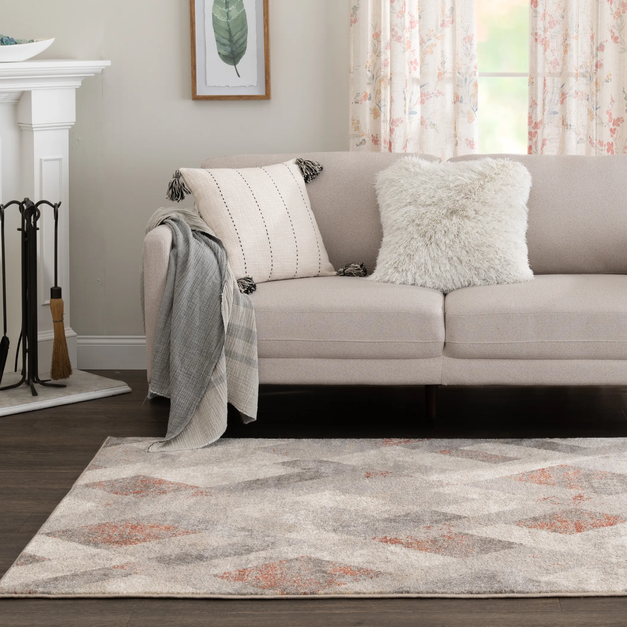 Warm Sands Beige 7'10 x 9'10 Rug - Thumbnail - Image 7