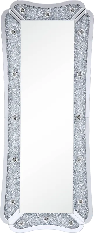 Bocagrande Silver Floor Mirror