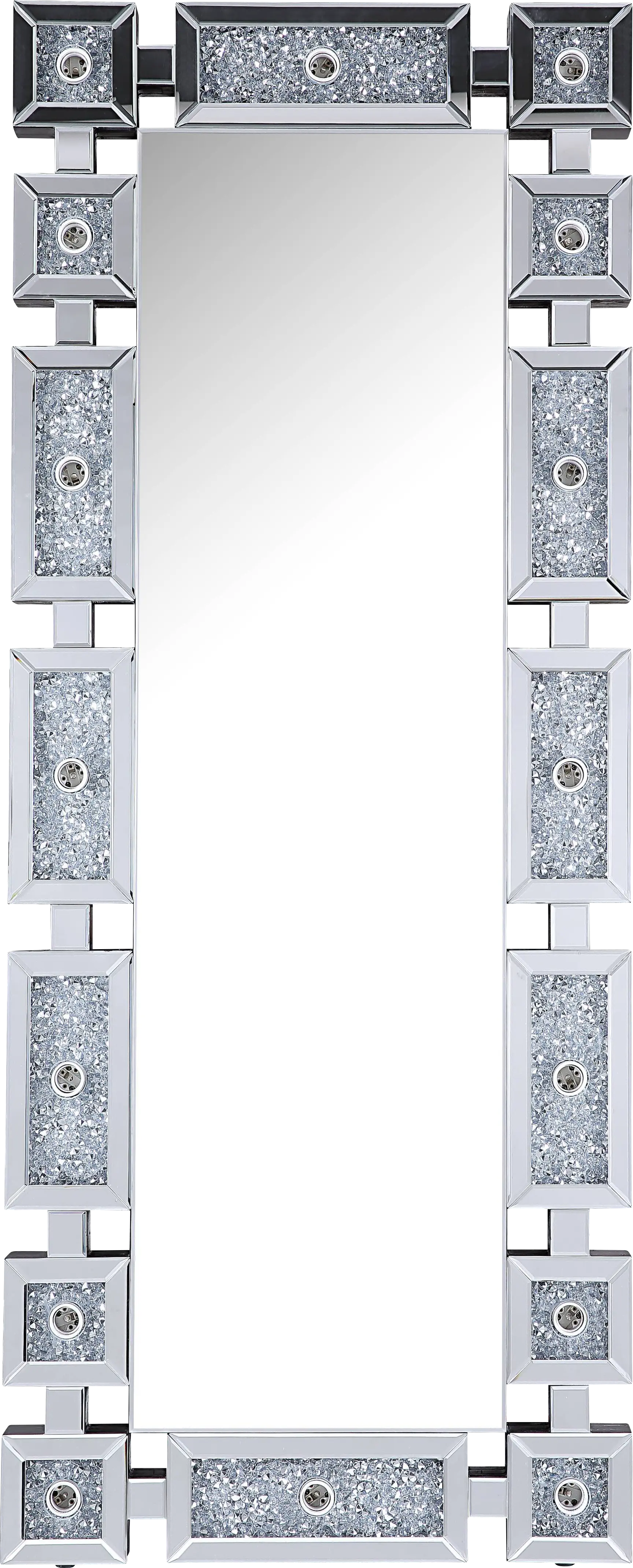 Boaires Silver Floor Mirror