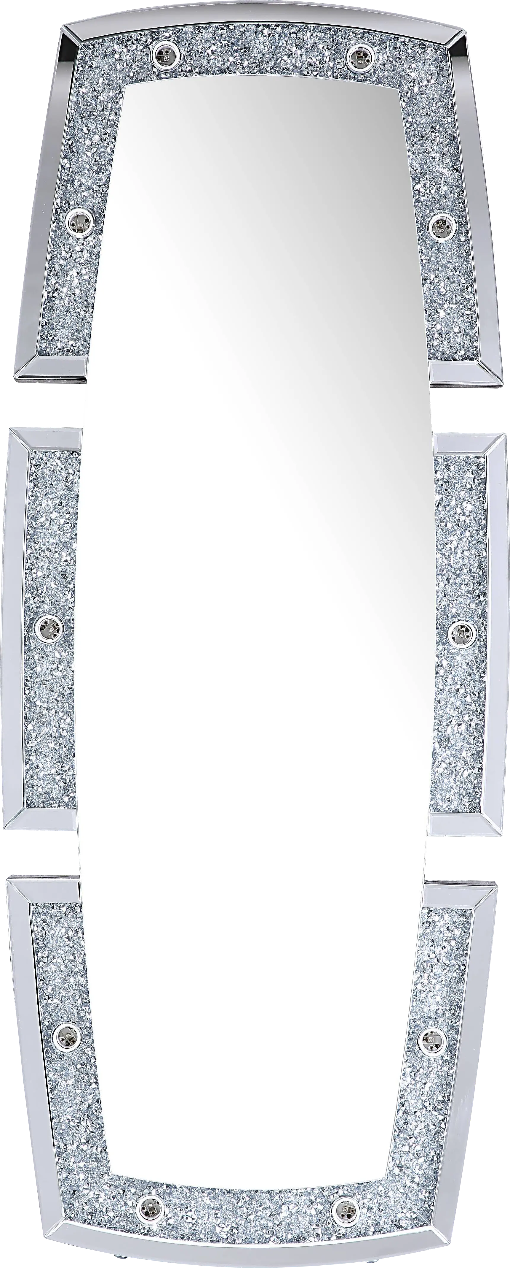 Bowcester Silver Floor Mirror