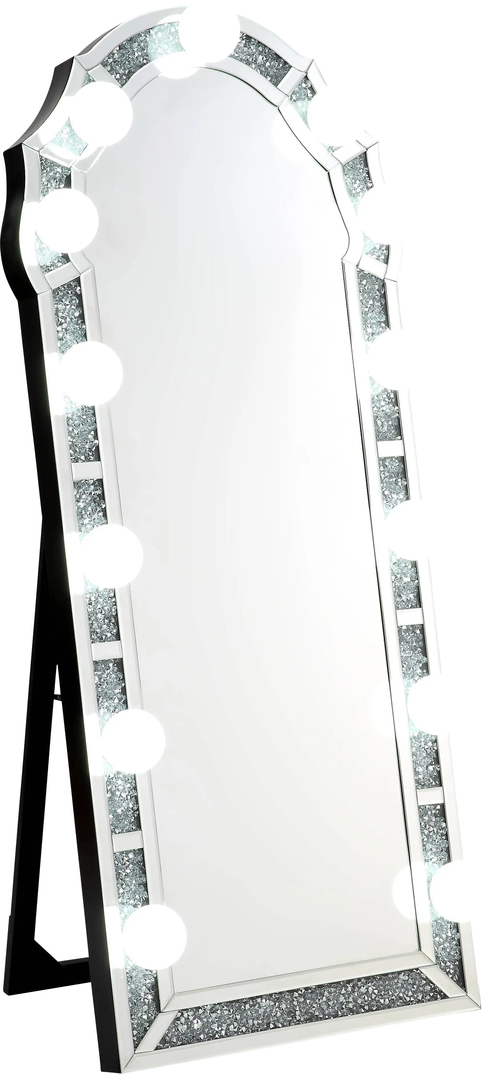 Brentler Silver Floor Mirror