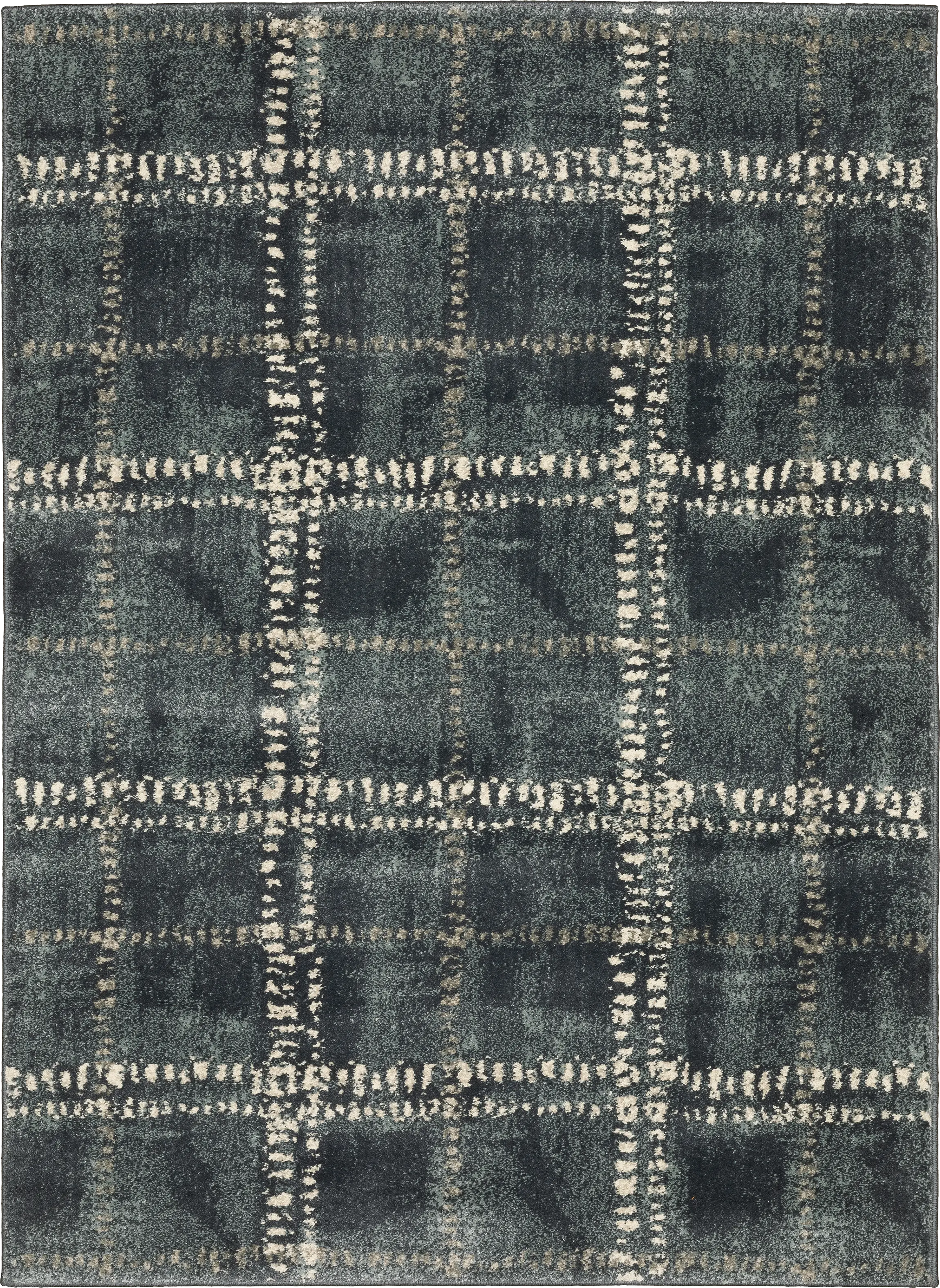Kids Tweed Takeover Blue 3'10 x 5'5 Rug - Thumbnail - Image 1