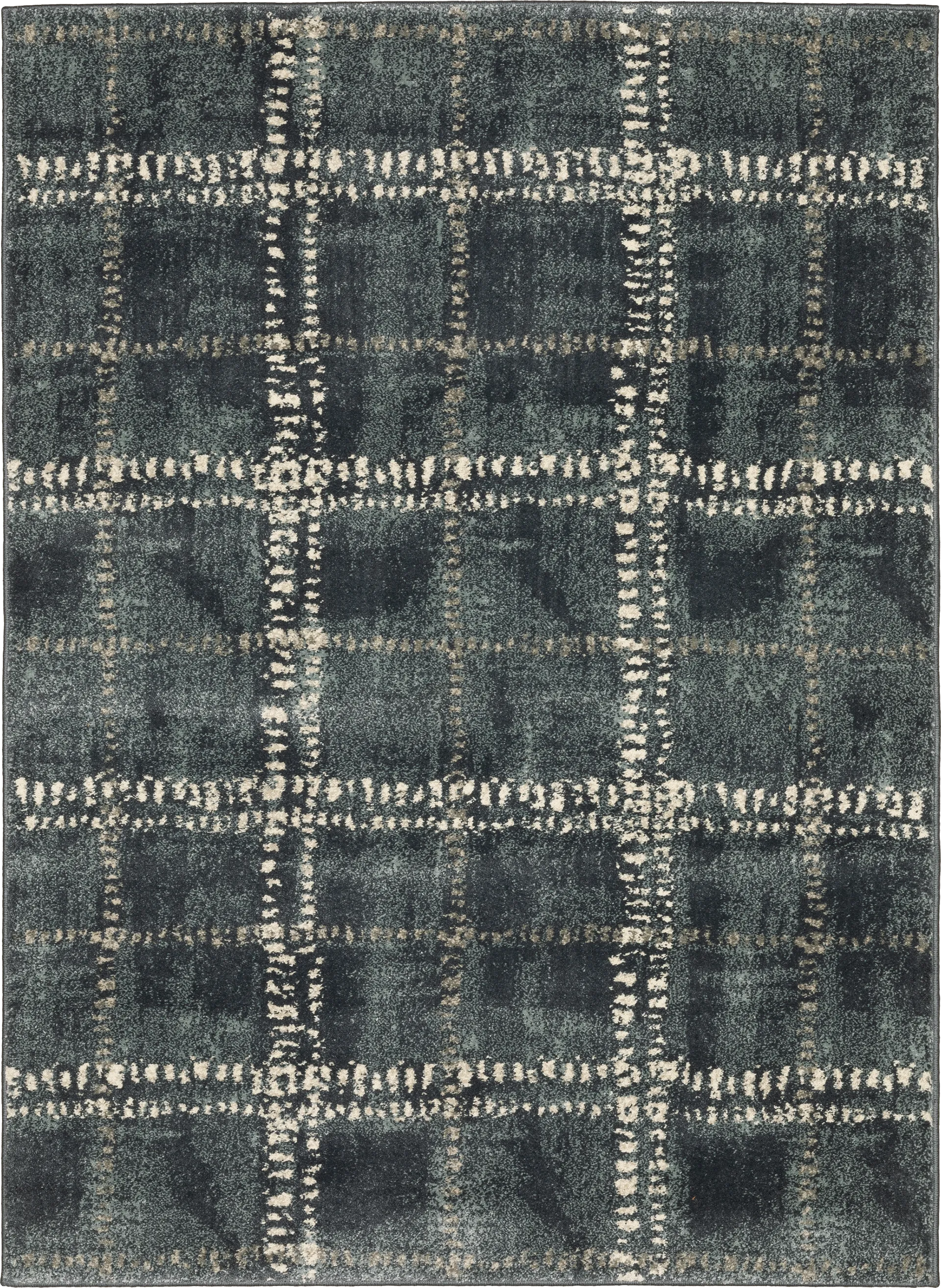 Kids Tweed Takeover Blue 3'10 x 5'5 Rug - Image 1