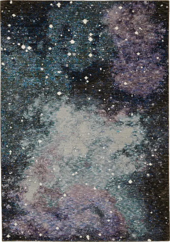Kids Astro Flair Black 3'3 x 5' Rug