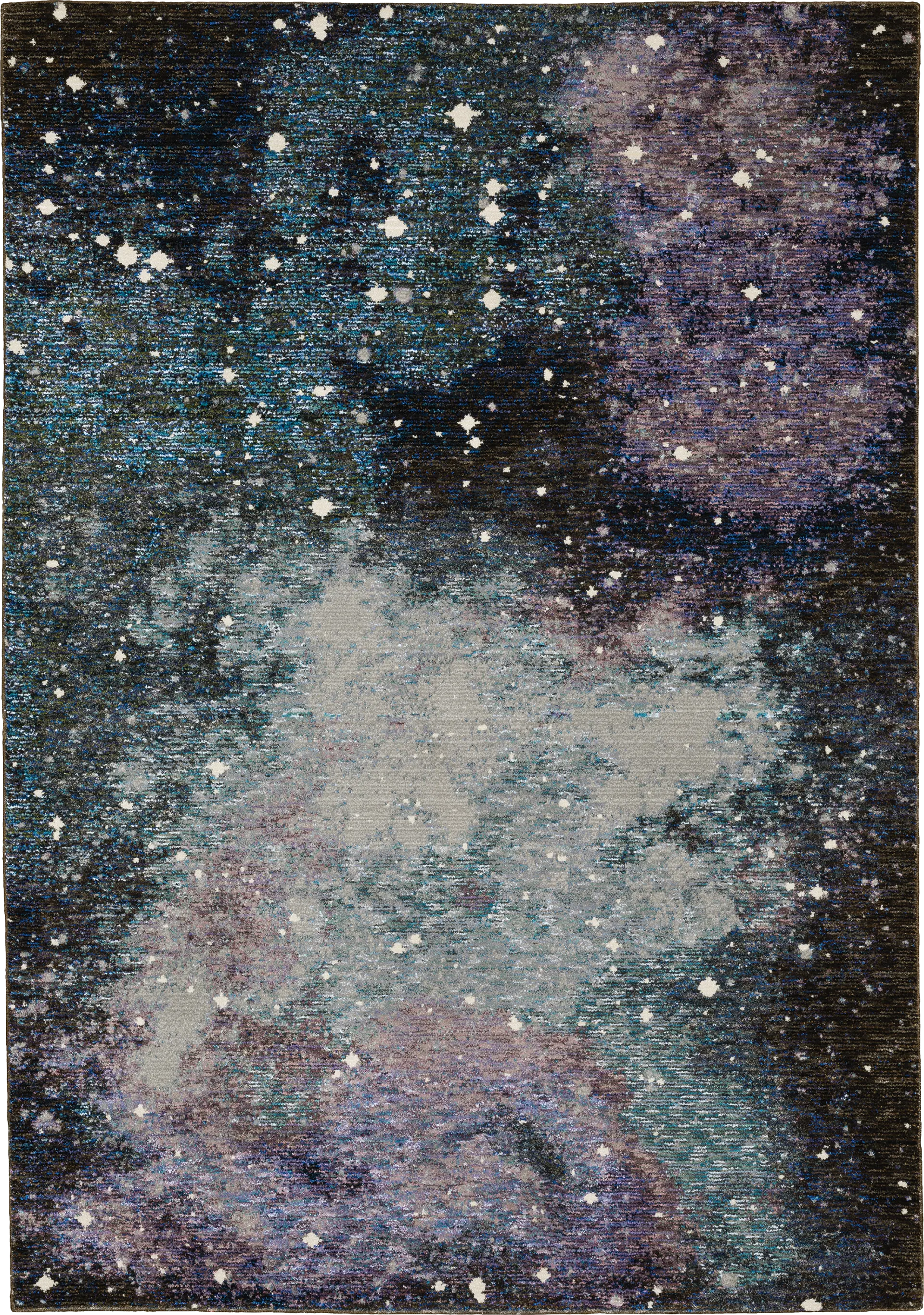 Kids Astro Flair Black 3'3 x 5' Rug