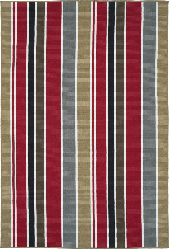 Kids Lathan Red 4' x 6' Rug