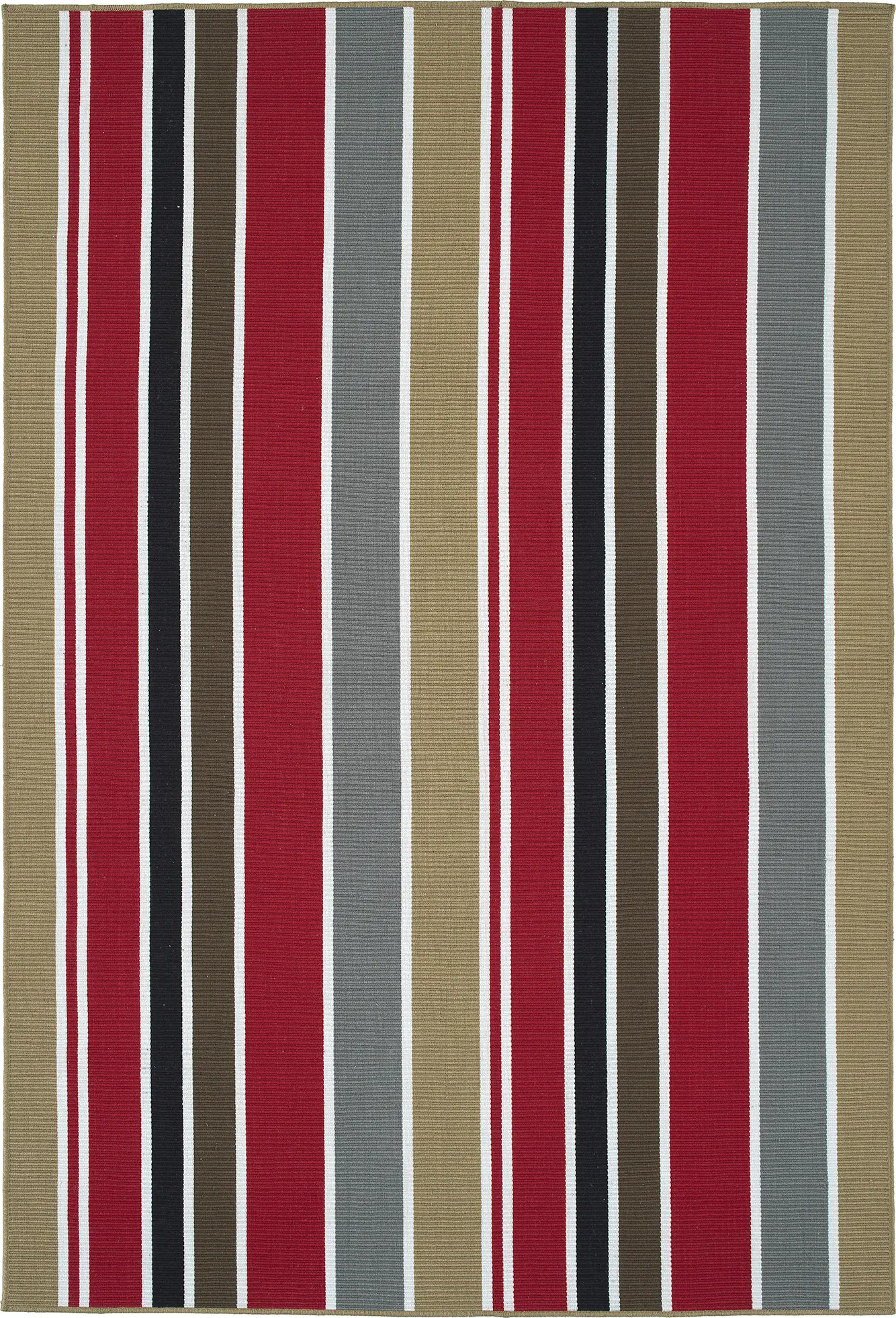 Kids Lathan Red 4' x 6' Rug