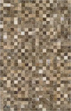Pixel Brown 3'4 x 5'4 Rug