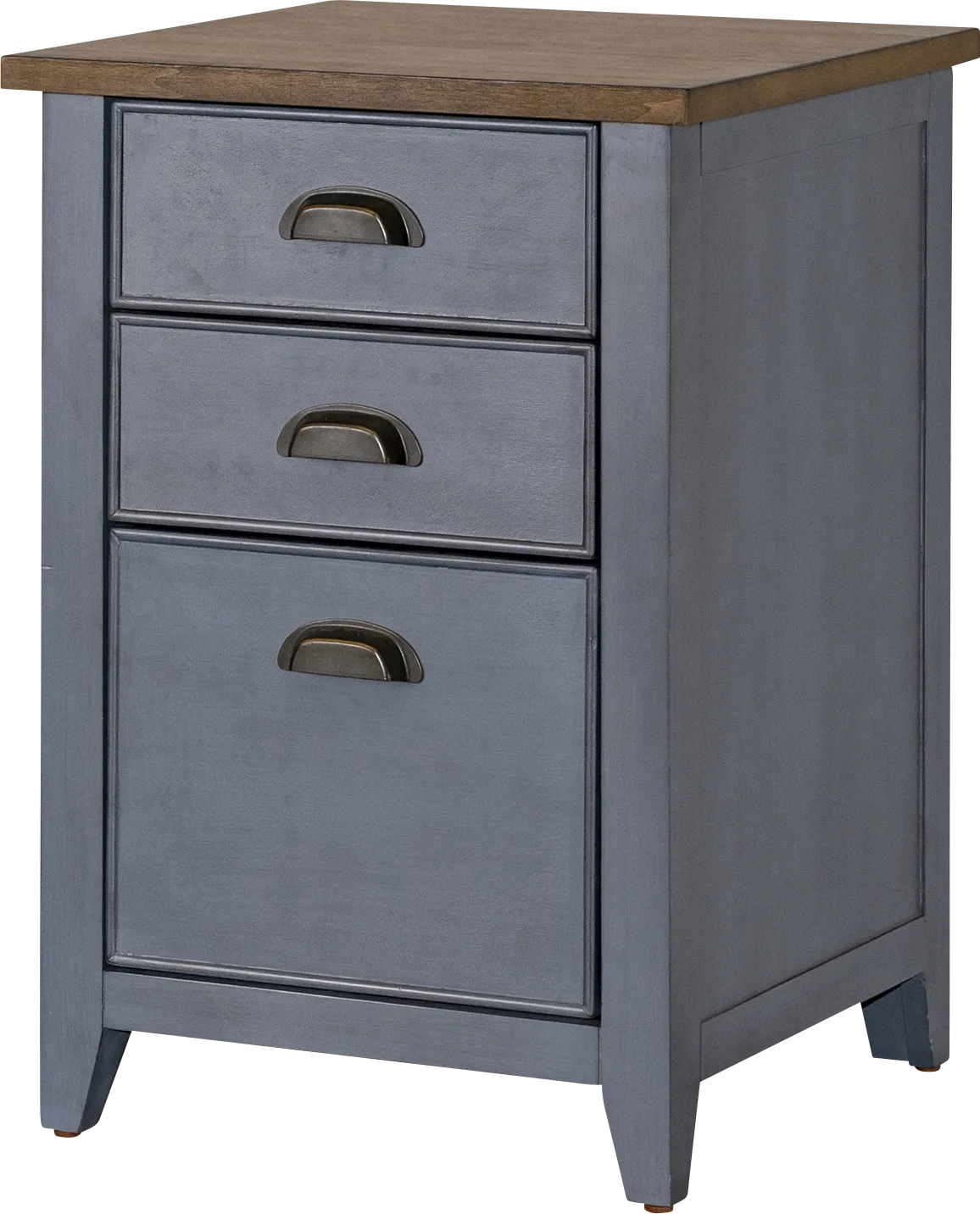 Steinhart Blue File Cabinet - Image 1