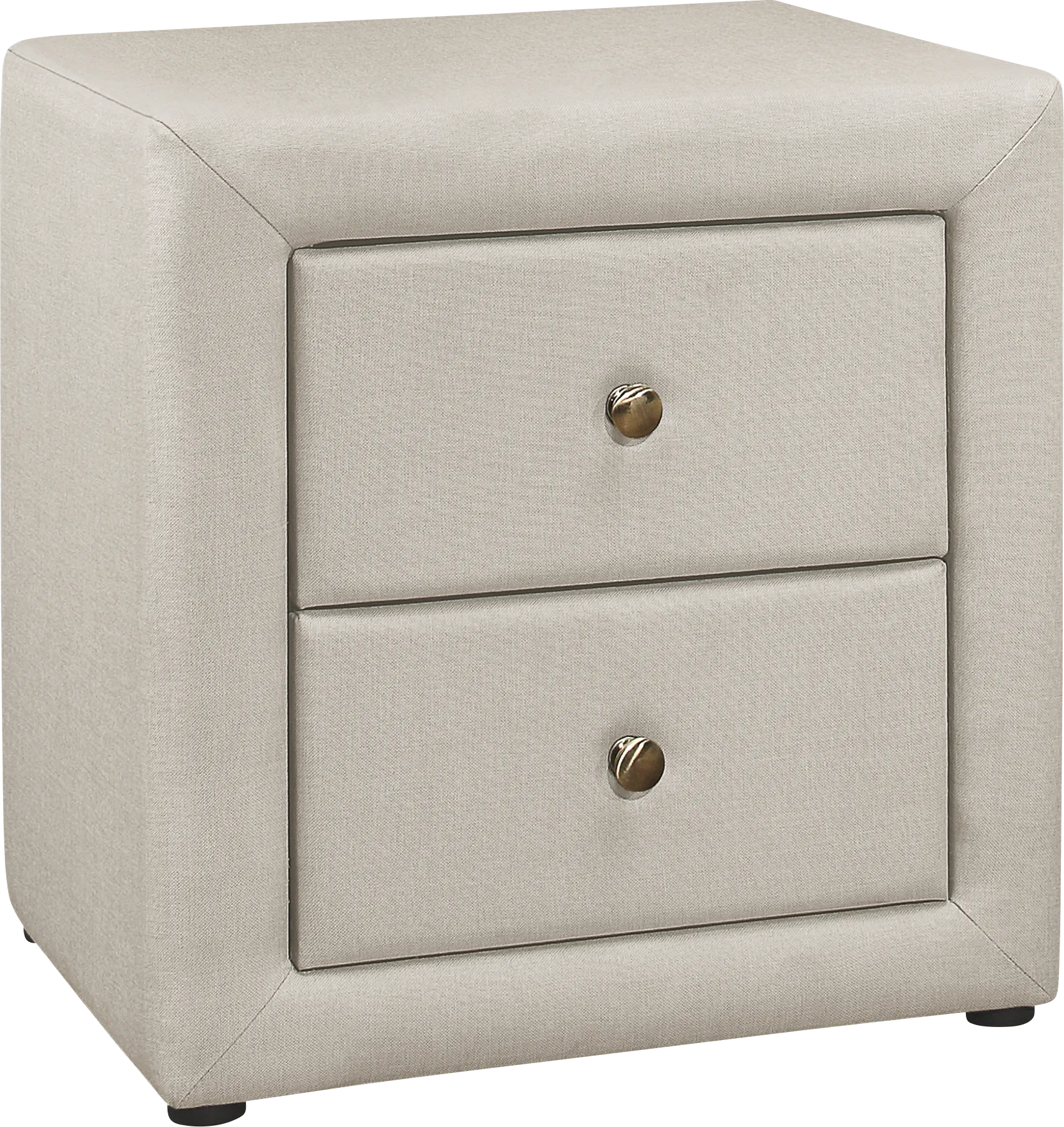 Stomner Beige Nightstand - Thumbnail - Image 1