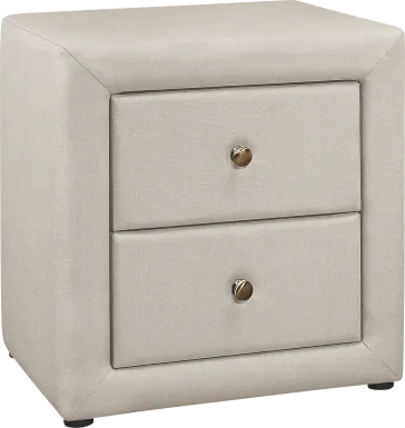 Stomner Beige Nightstand