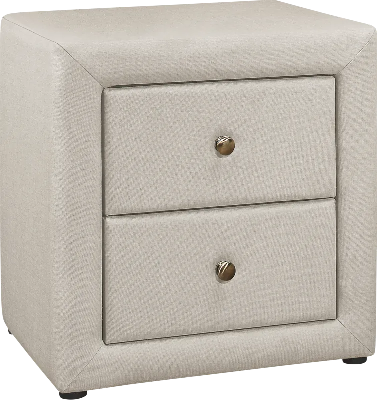 Stomner Beige Nightstand