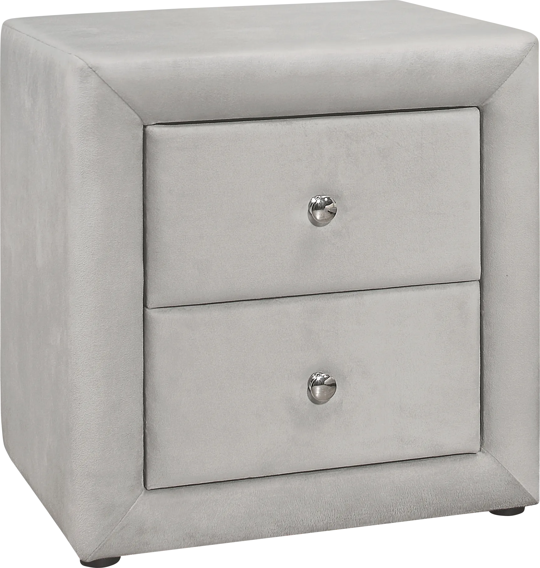 Stomner Dove Gray Nightstand - Thumbnail - Image 1