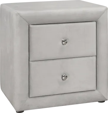 Stomner Dove Gray Nightstand