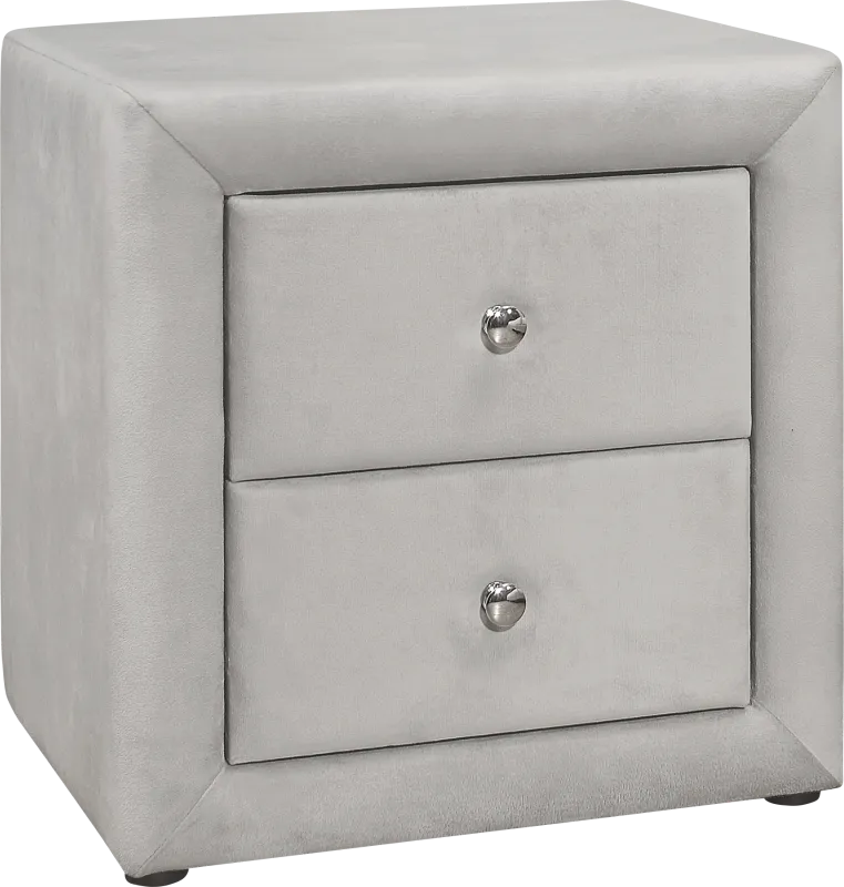 Stomner Dove Gray Nightstand
