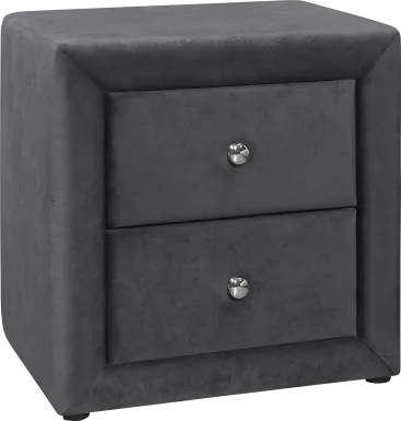 Stomner Dark Gray Nightstand