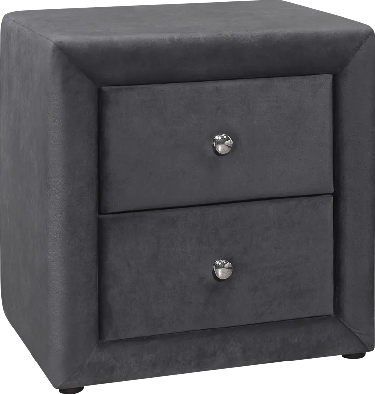 Stomner Dark Gray Nightstand