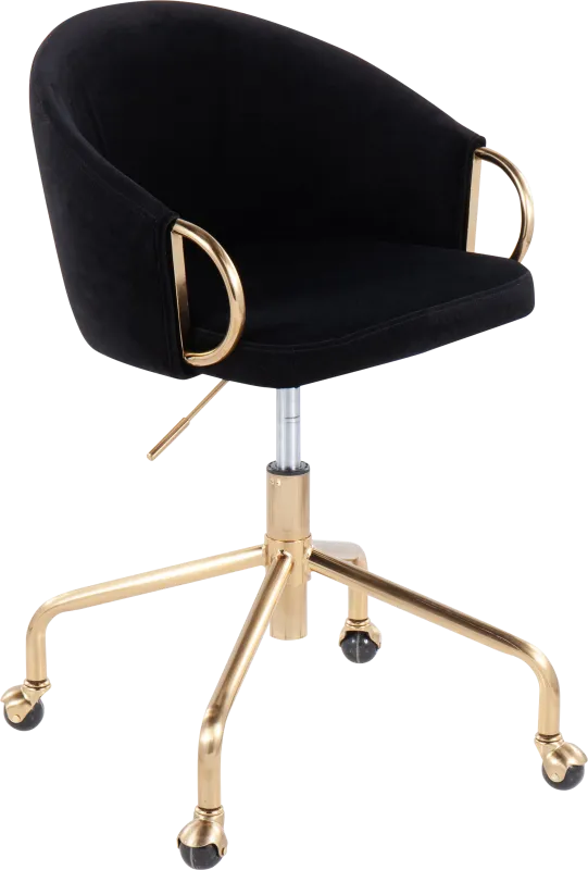 Tichester Black Office Chair