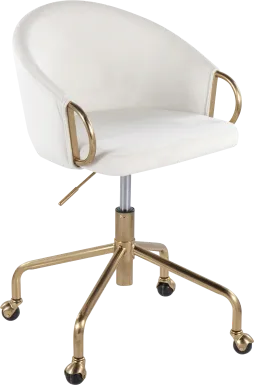 Tichester Cream Office Chair