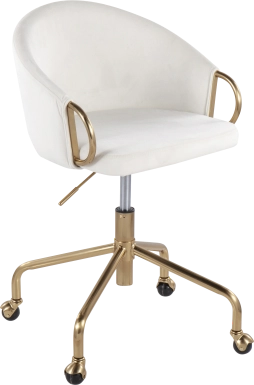 Tichester Cream Office Chair