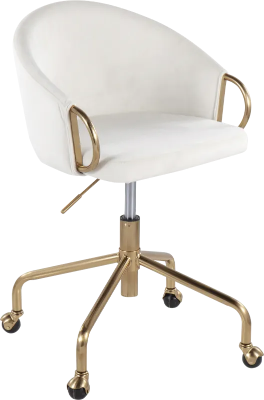 Tichester Cream Office Chair