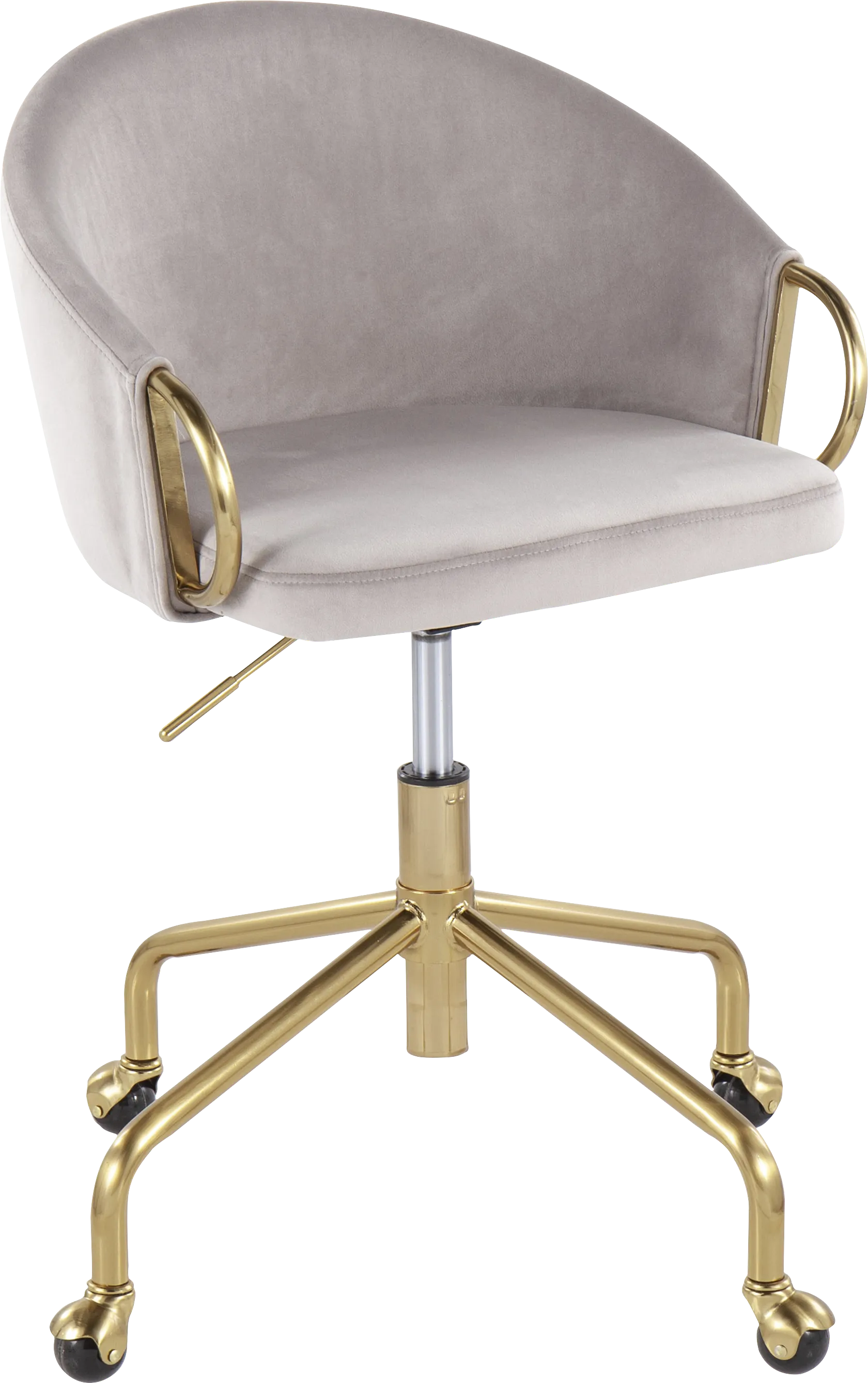 Tichester Silver Office Chair - Thumbnail - Image 1
