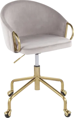 Tichester Silver Office Chair