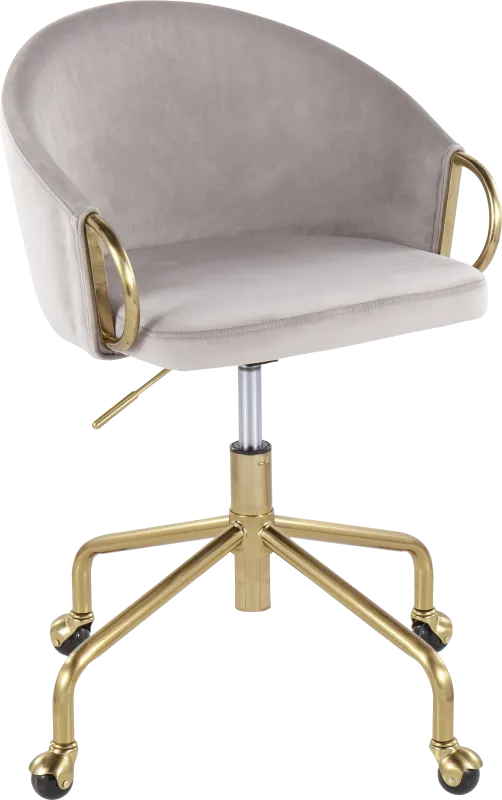 Tichester Silver Office Chair