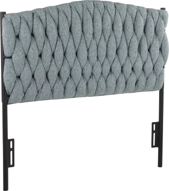 Tockington Blue Twin Headboard