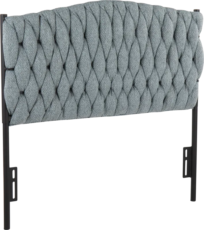 Tockington Blue Twin Headboard