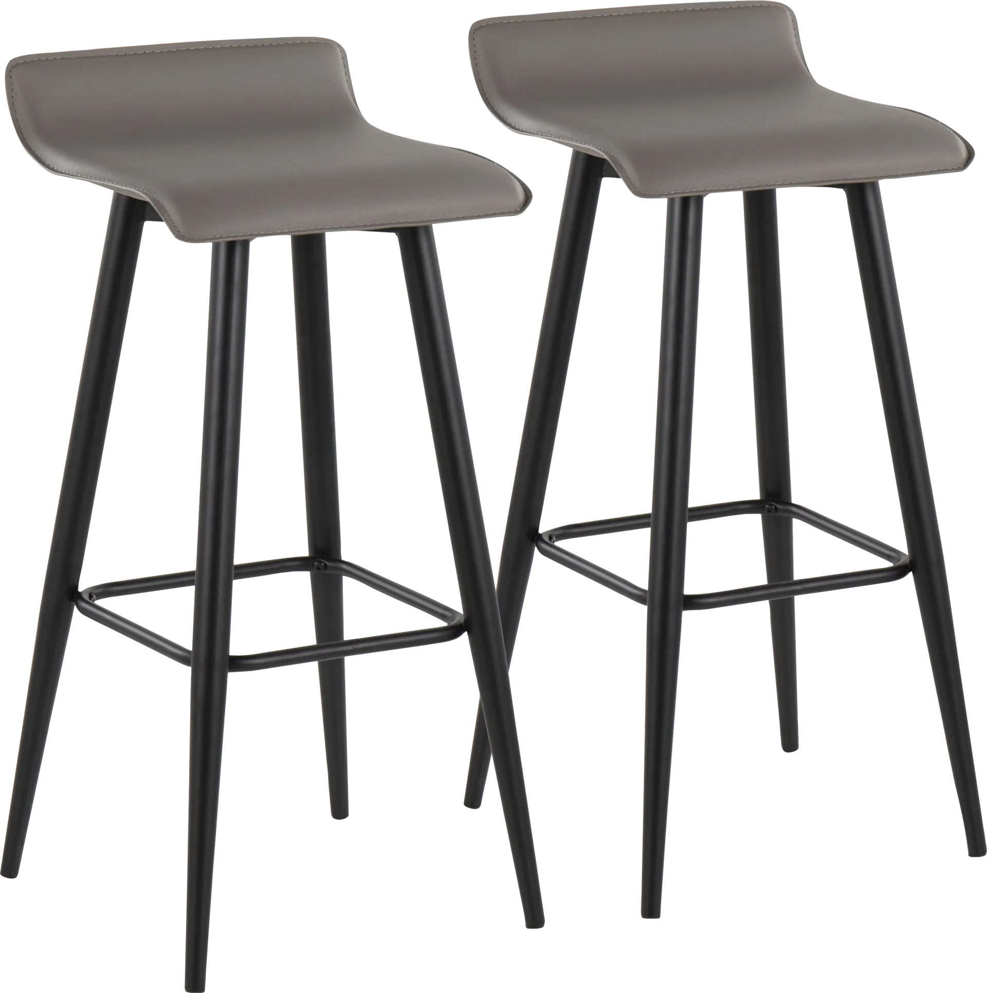 Walhill Gray Barstool, Set of 2 - Image 1