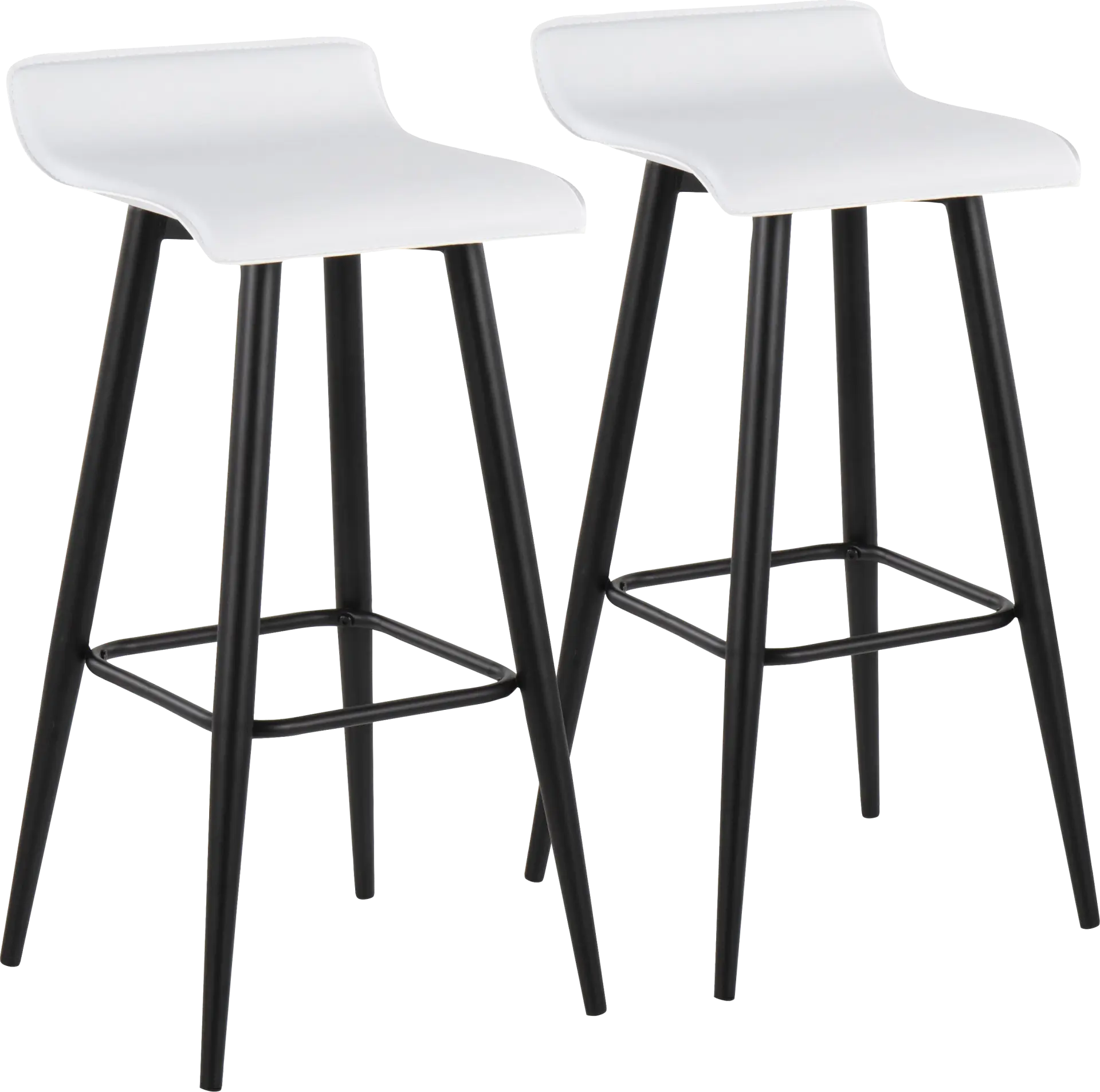 Walhill White Barstool, Set of 2
