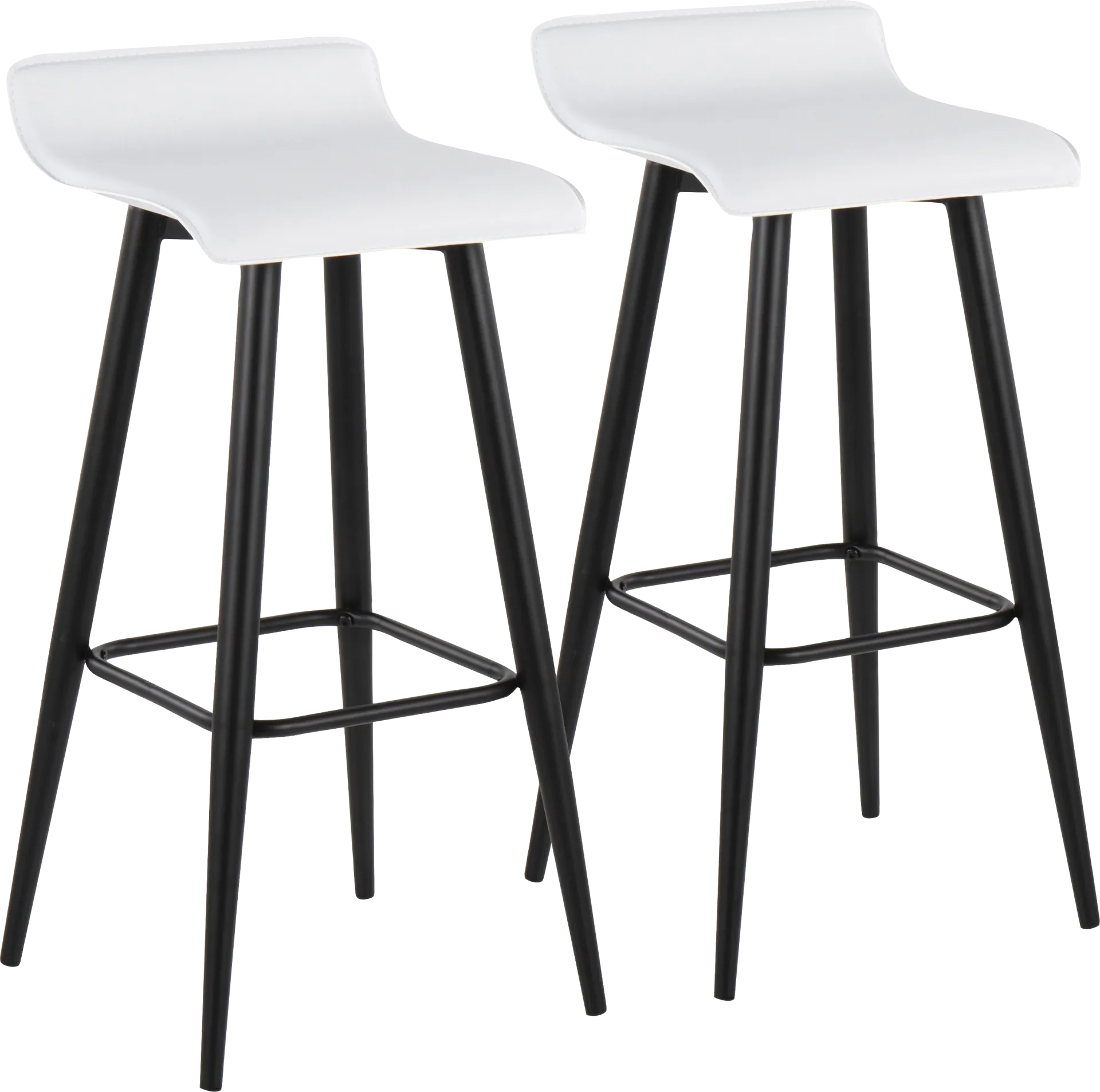 Walhill White Barstool, Set of 2 - Image 1