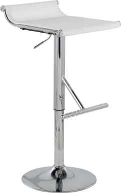 Upvalley White Barstool