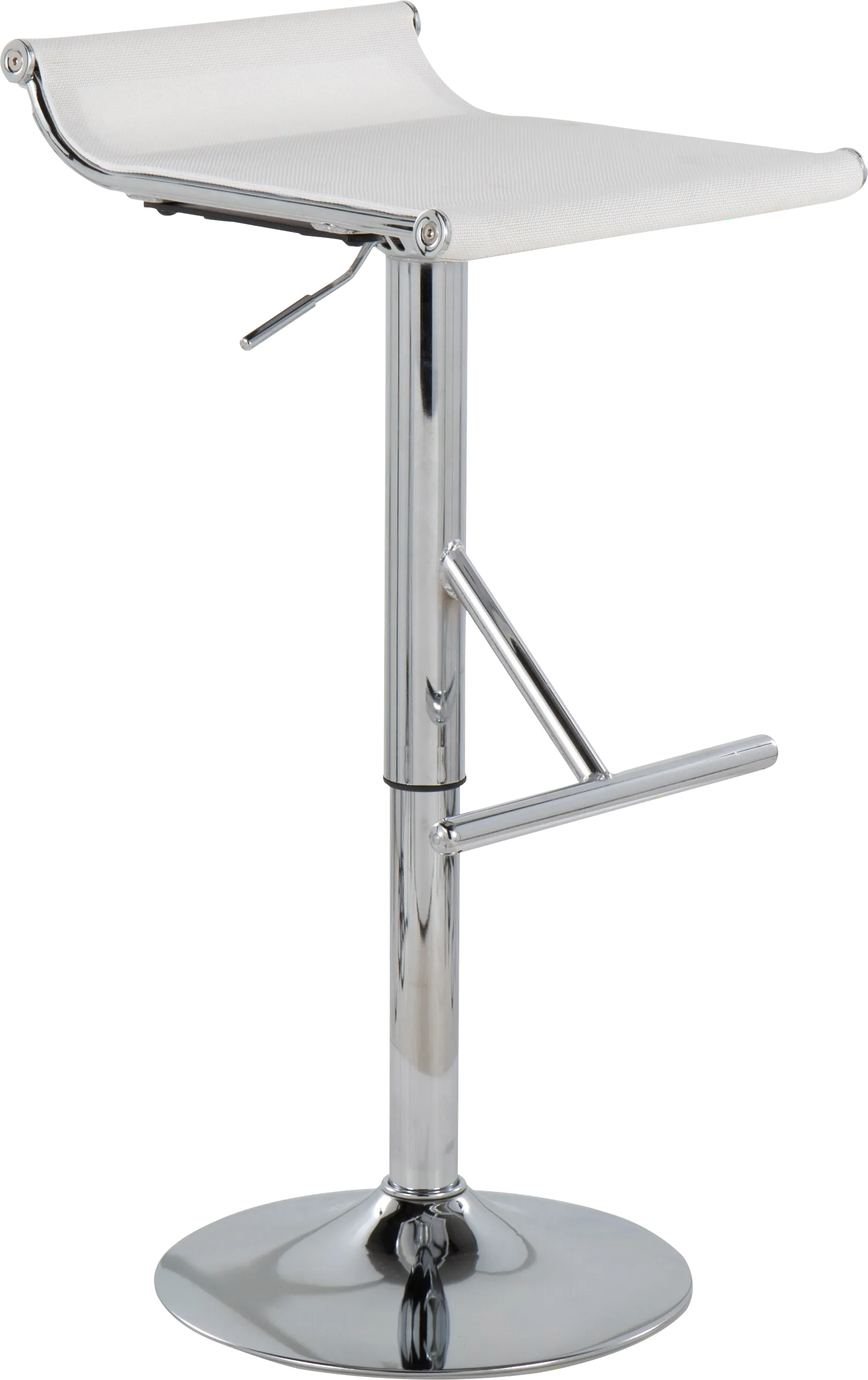 Upvalley White Barstool - Image 1