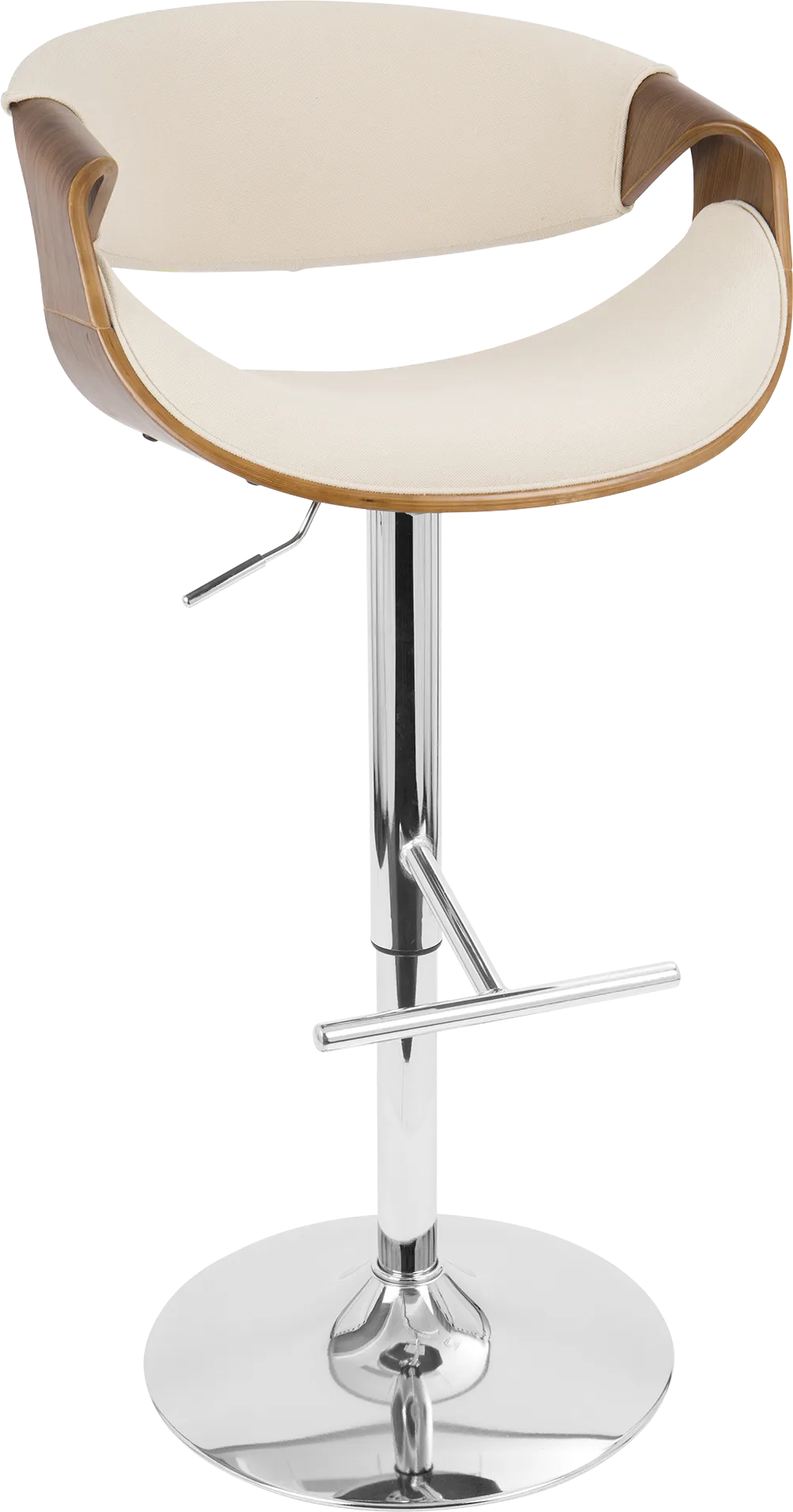 Curvo Cream Barstool - Thumbnail - Image 1